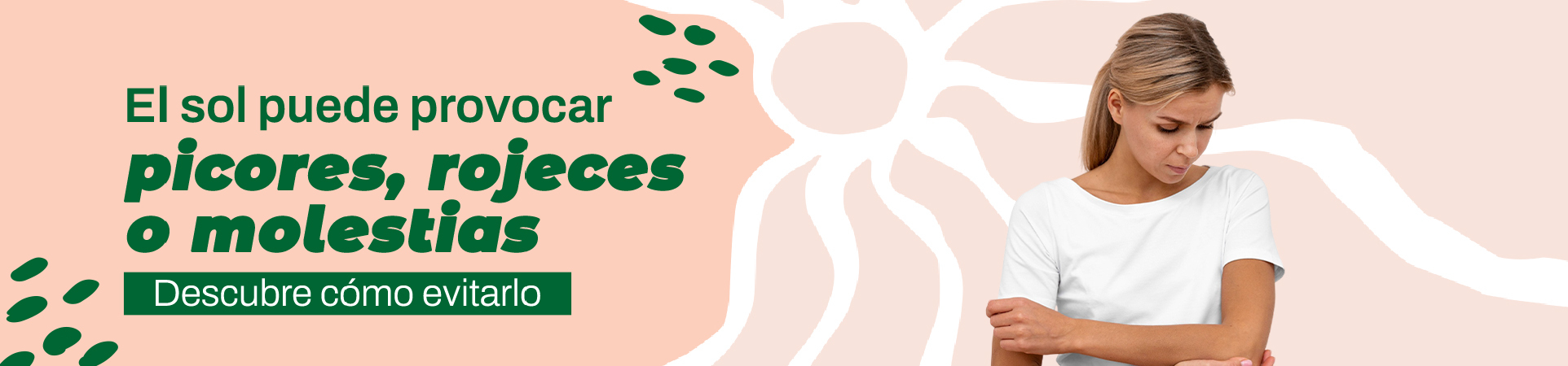 B: ¿El sol te provoca picores, rojeces o molestias? Descubre cómo evitarlo