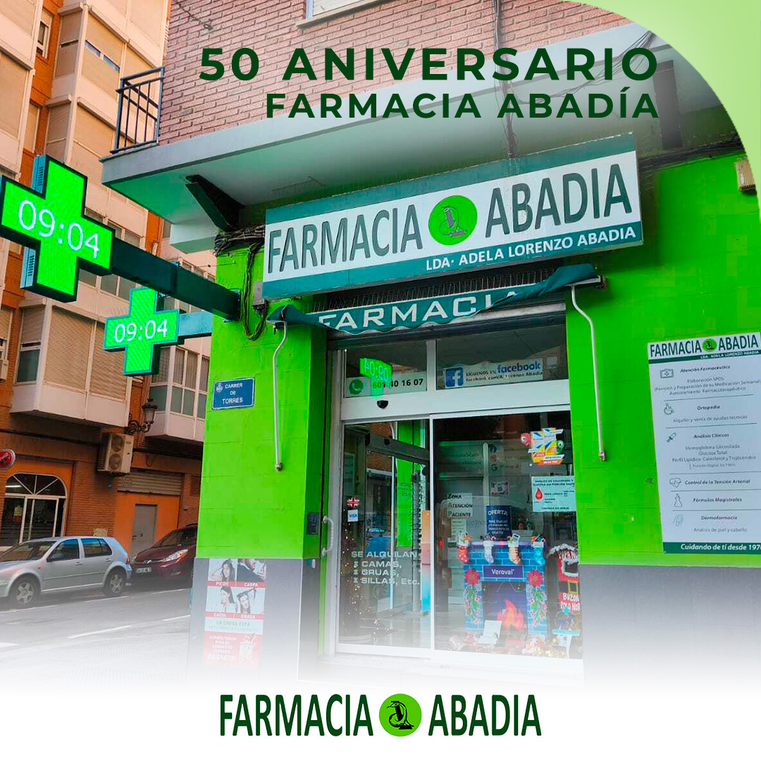 50 ANIVERSARIO FARMACIA ABADÍA