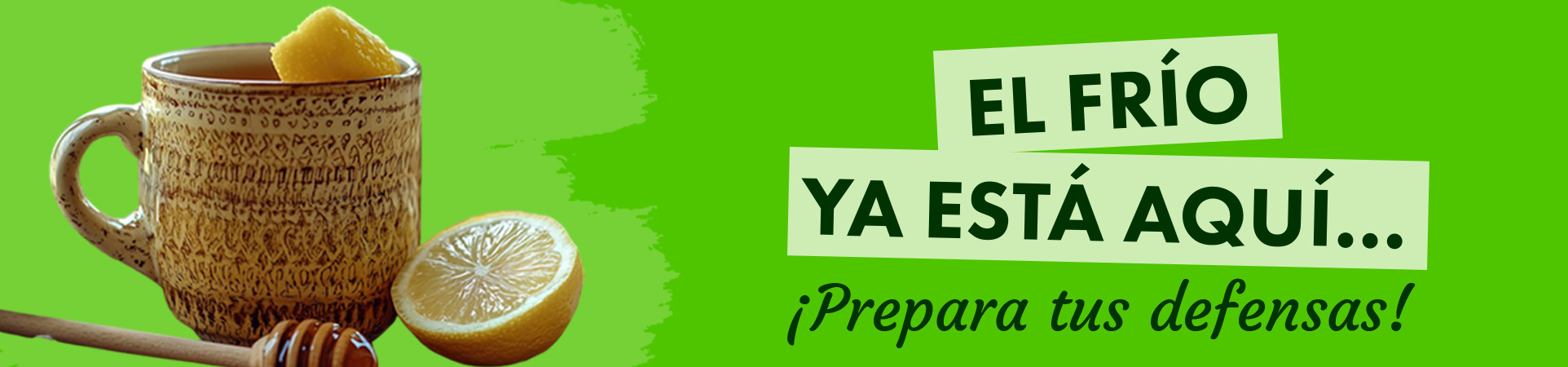 A: El frío ya está aquí… ¡Prepara tus defensas!