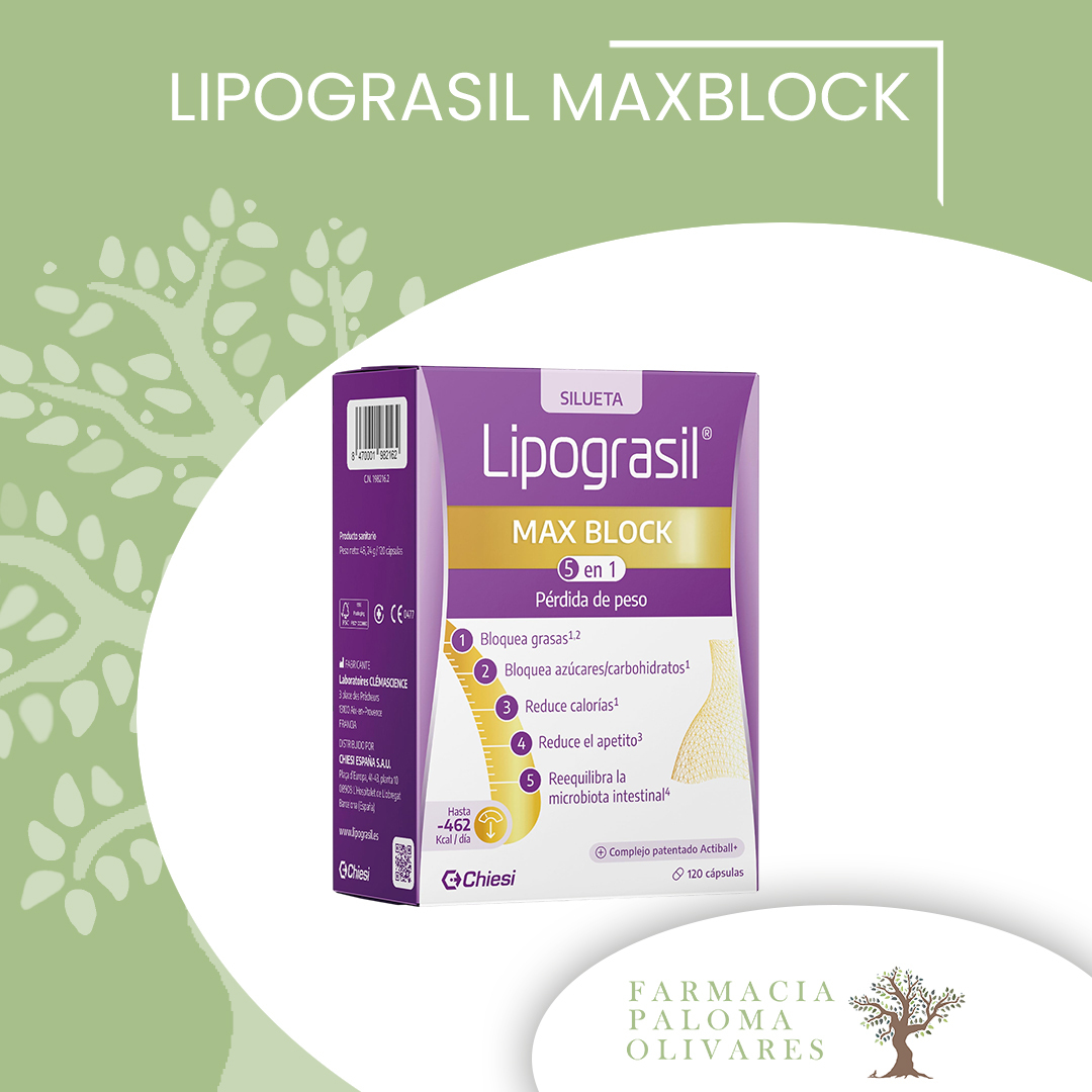 LIPOGRASIL MAXBLOCK 5 EN 1 120 CAPSULAS