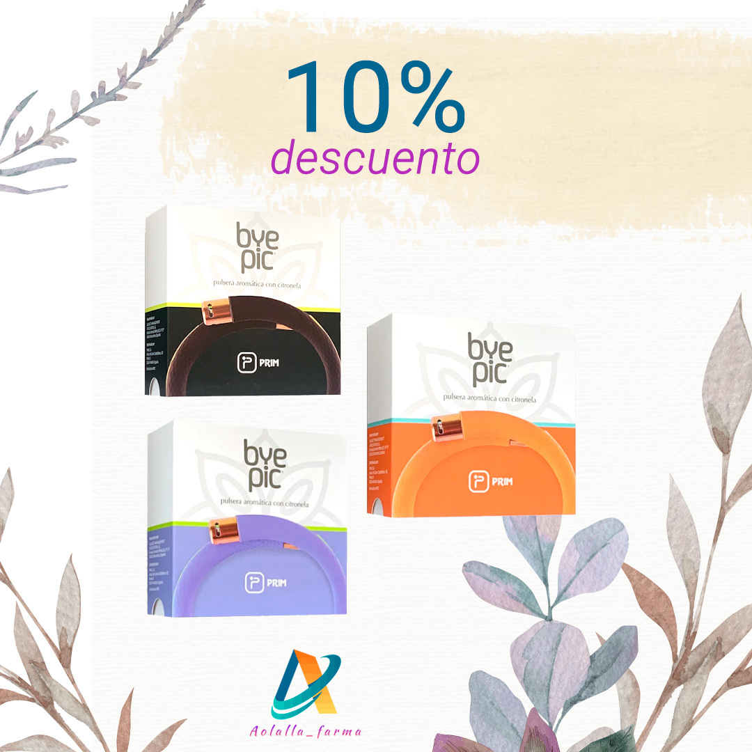 BYE PIC PULSERA AROMATICA CON CITRONELA