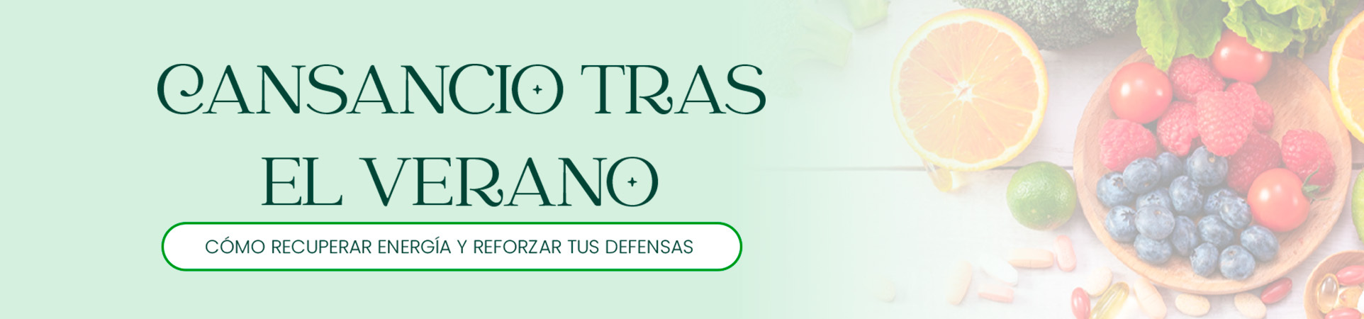 B: Cansancio tras el verano: cómo recuperar energía y reforzar tus defensas