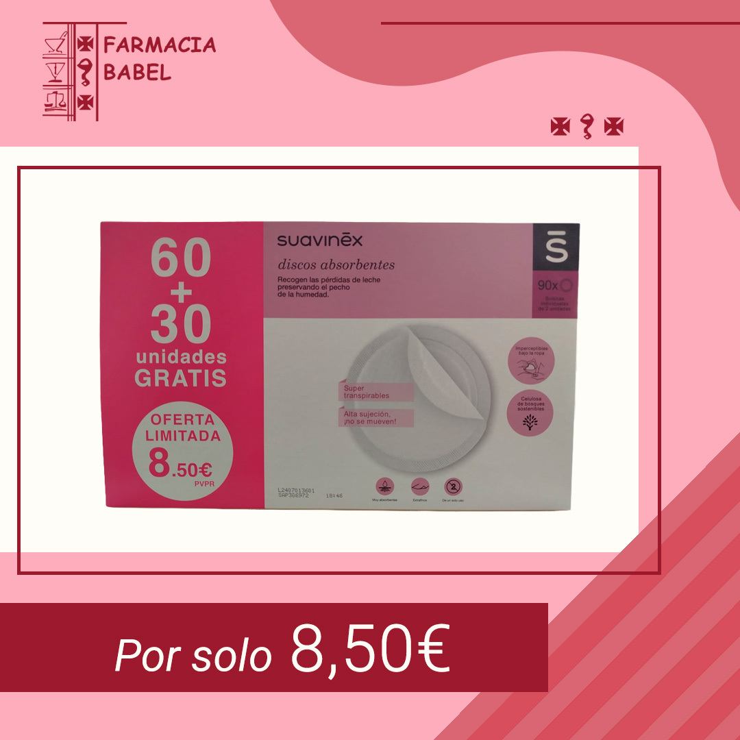 SUAVINEX DISCOS ABSORBENTES