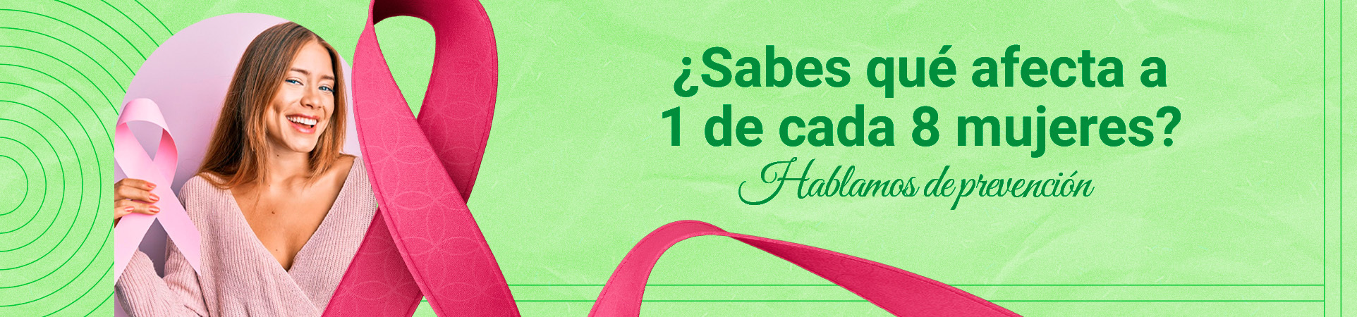 A: ¿Sabes qué afecta a 1 de cada 8 mujeres? Hablamos de prevención