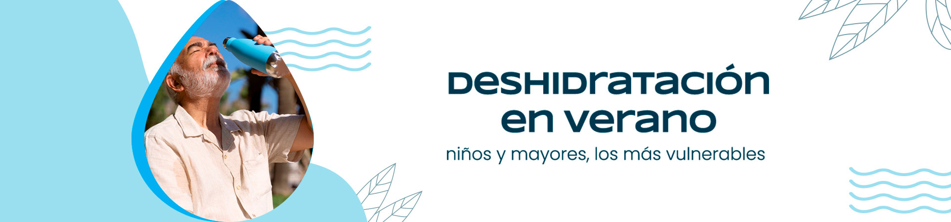 A: Deshidratación en verano: niños y mayores, los más vulnerables