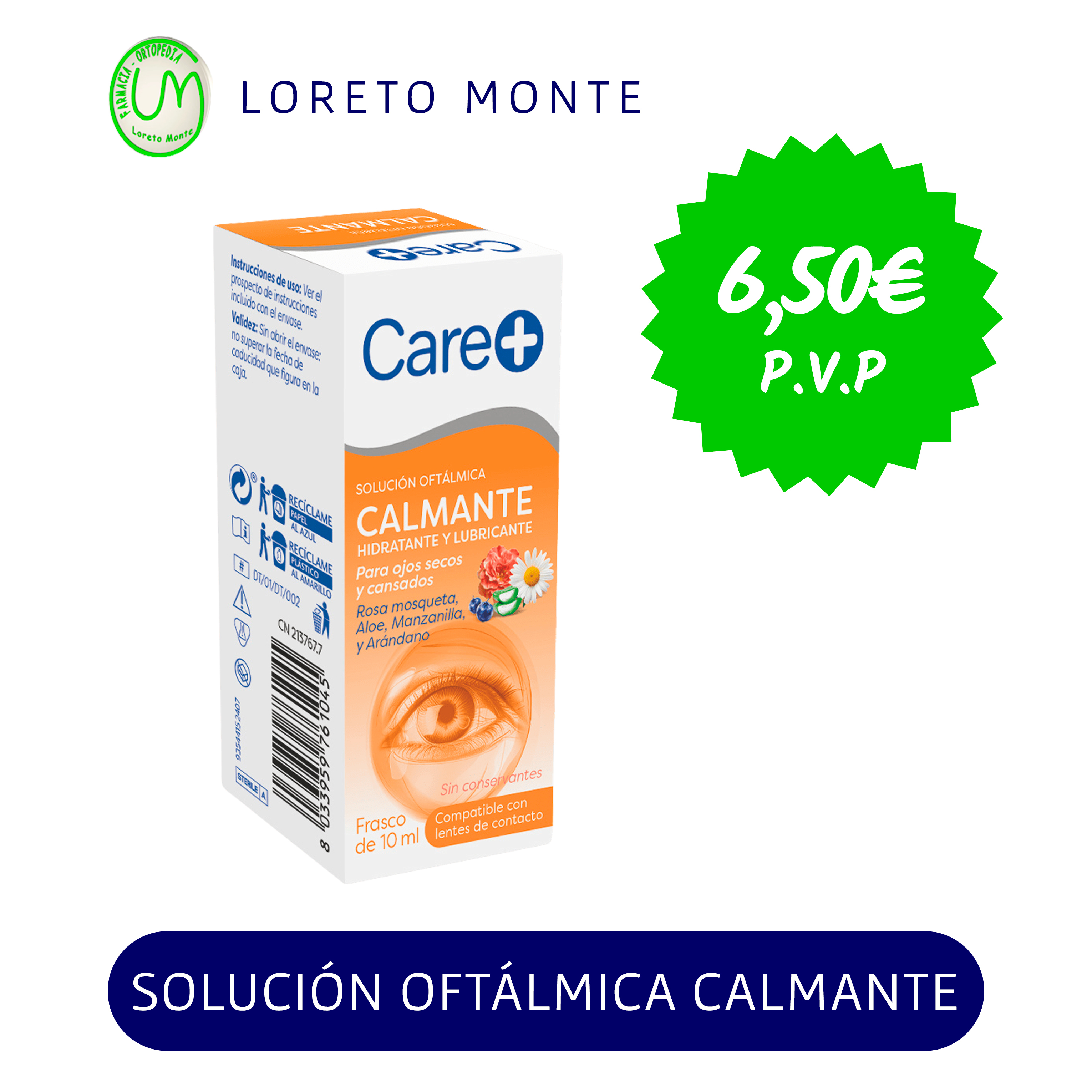 CARE+ SOLUCIÓN OFTÁLMICA CALMANTE