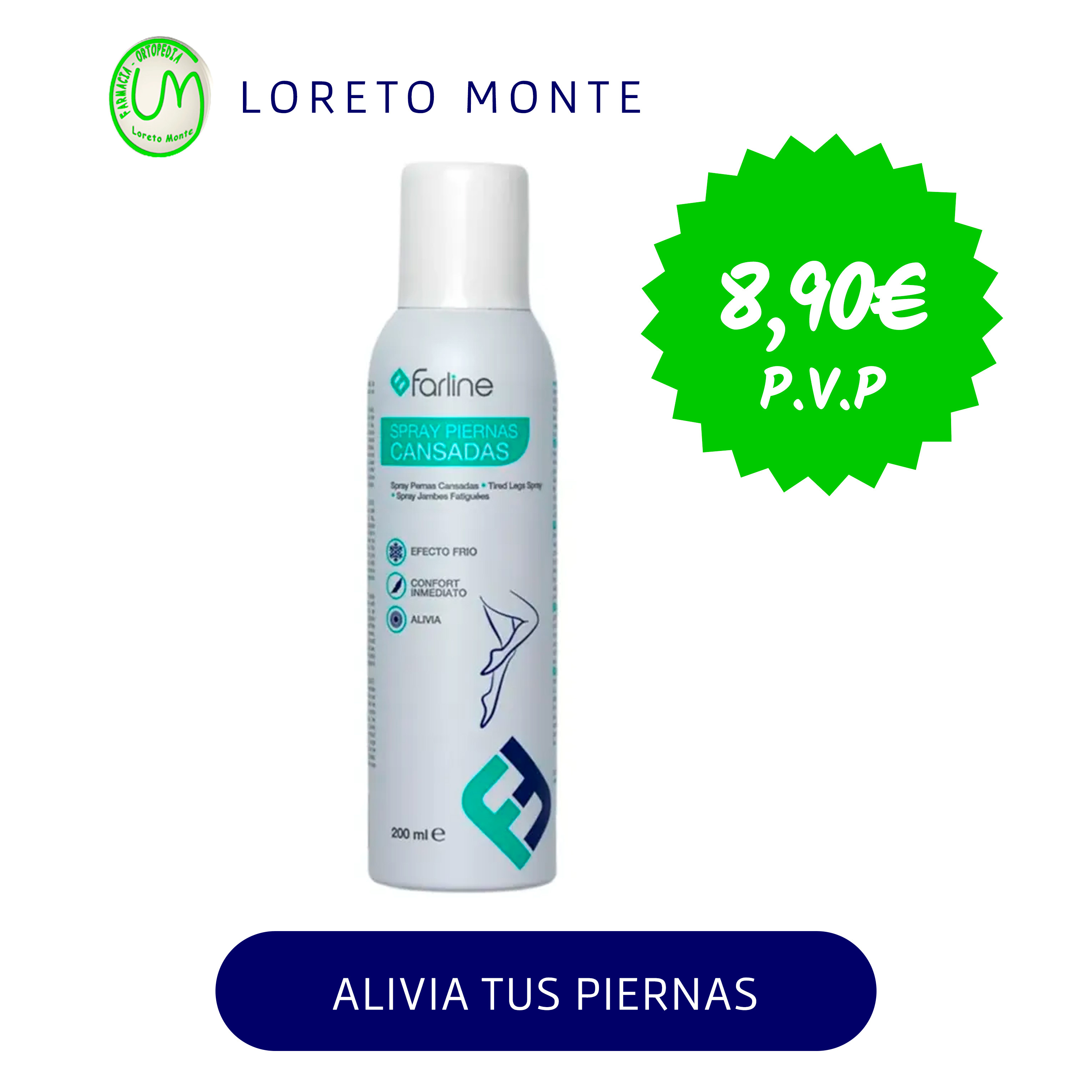 SPRAY PIERNAS CANSADAS 200 ML