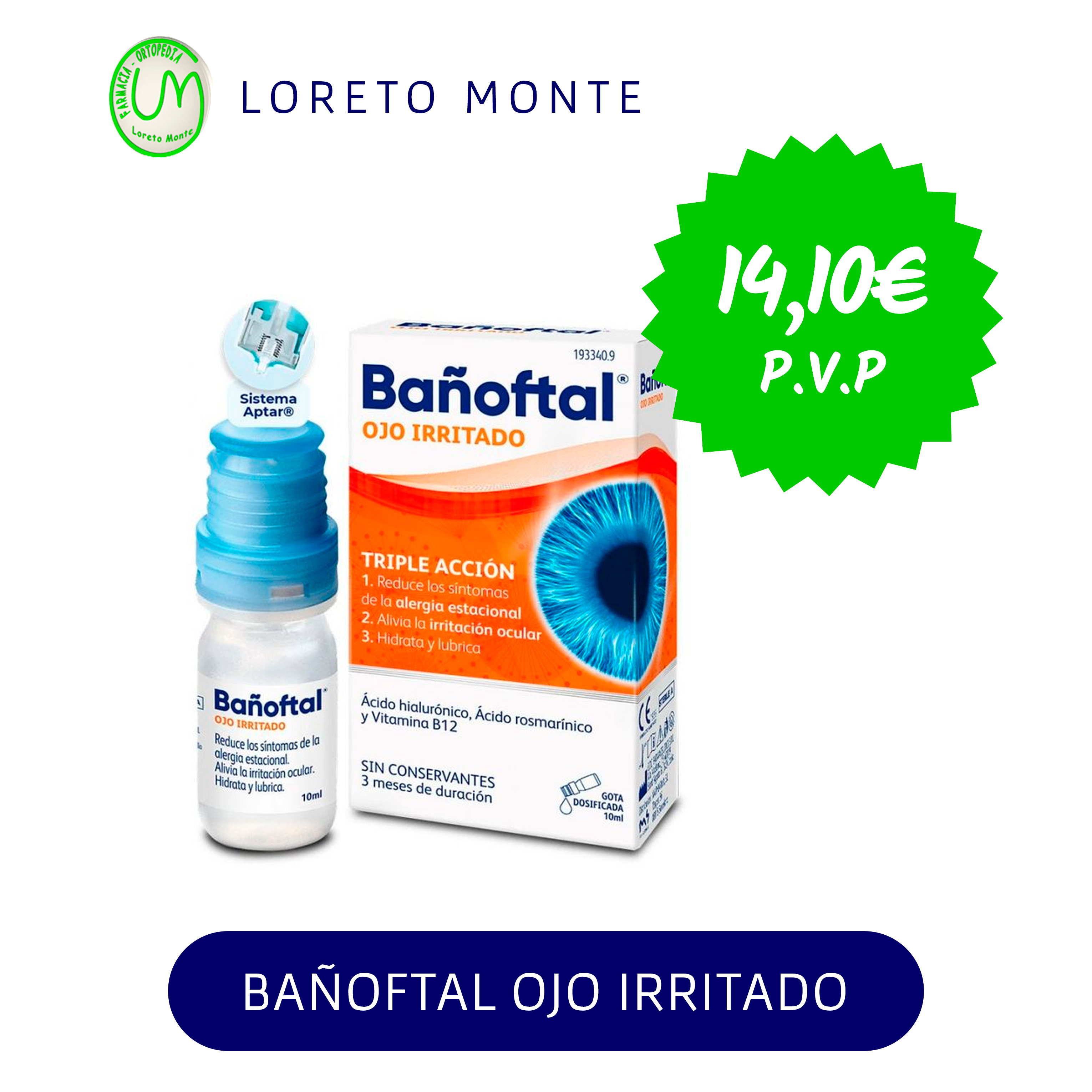BAÑOFTAL OJO IRRITADO TRIPLE ACCIÓN