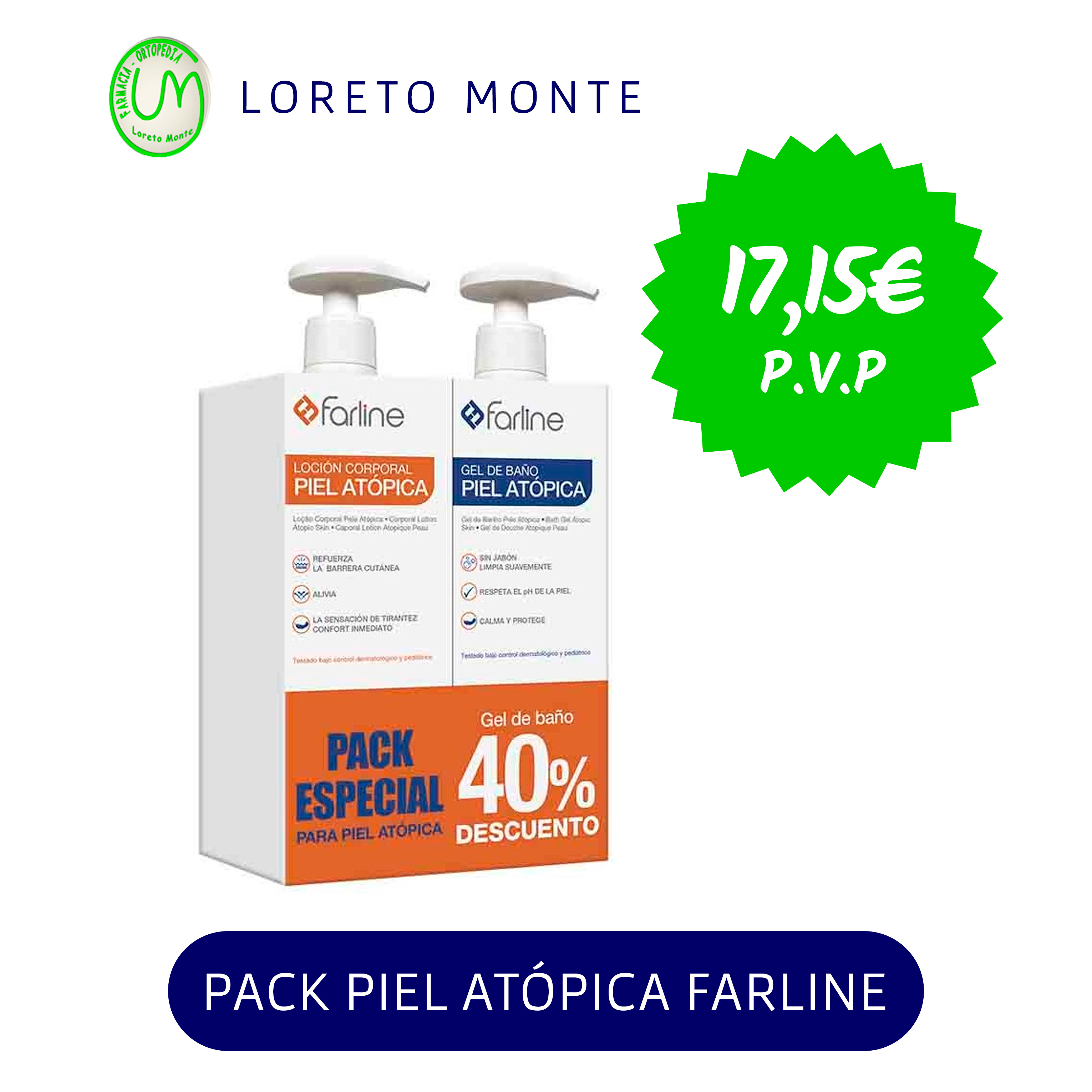PACK LÓCION Y GEL ATÓPICA FARLINE