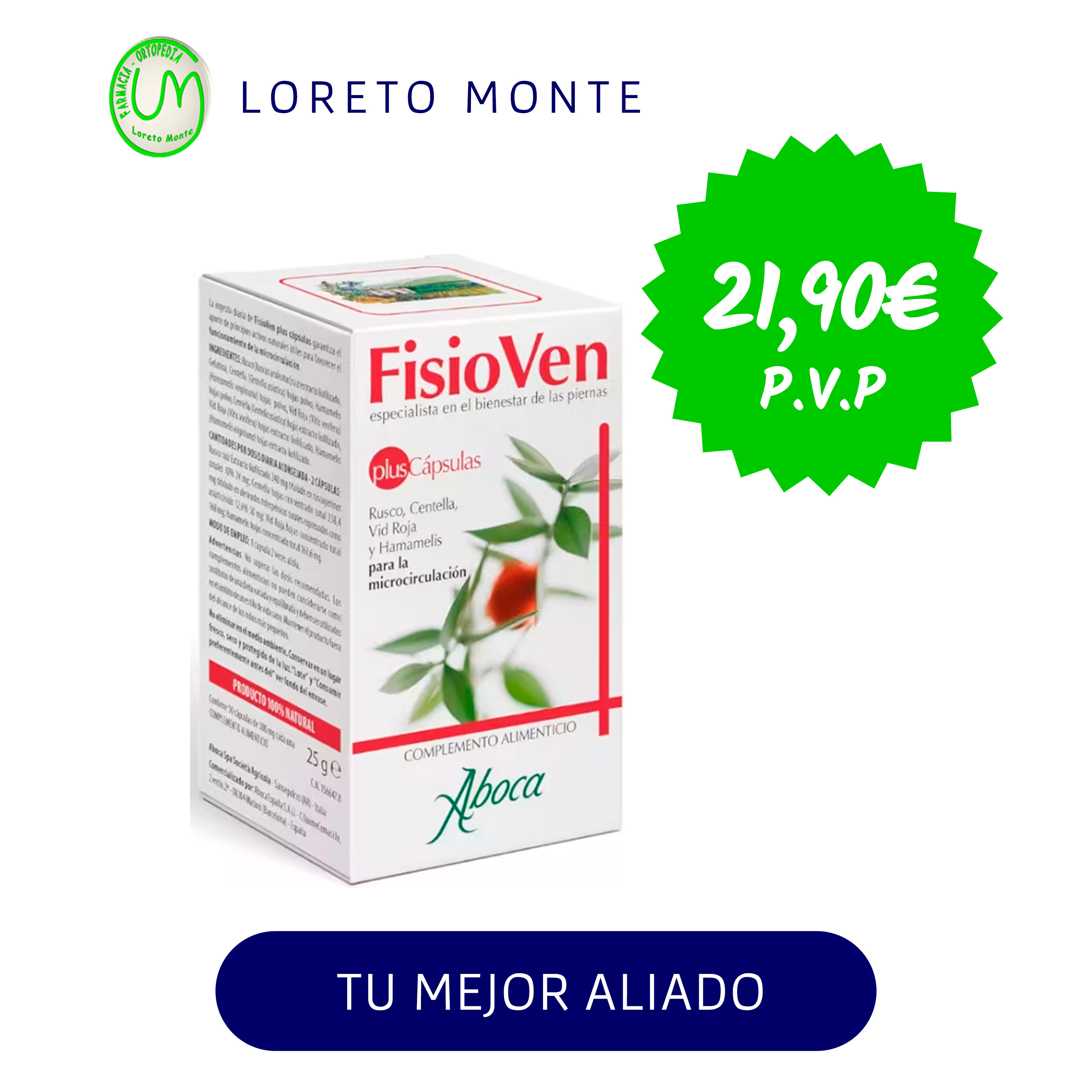 FISIOVEN PLUS 50 CÁPSULAS