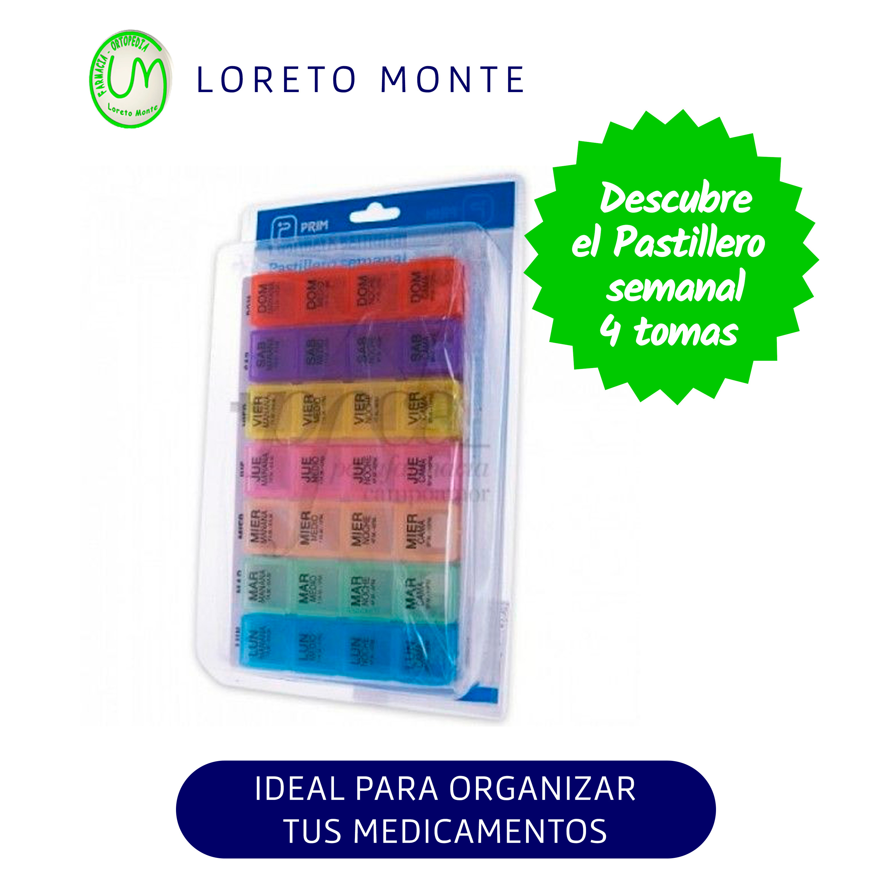 PASTILLERO SEMANAL 4 TOMAS GRANDE