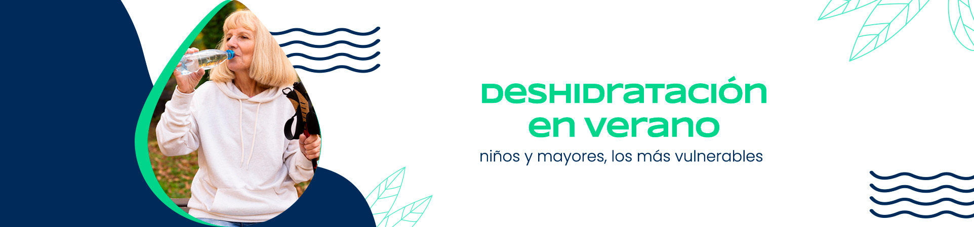 A: Deshidratación en verano: niños y mayores, los más vulnerables