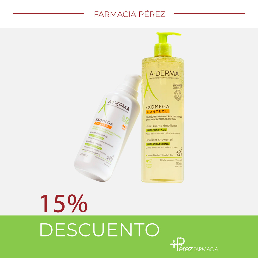 ADERMA PRODUCTOS DE PIEL ATÓPICA 15%DTO.