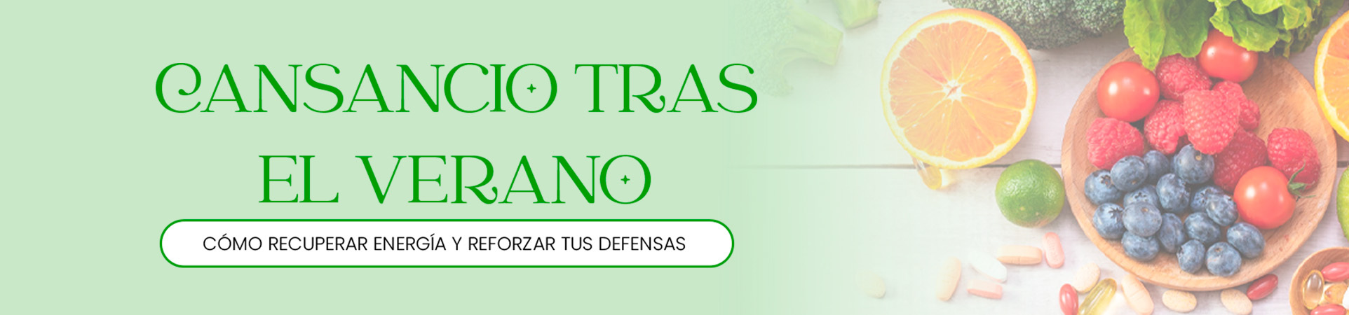 B: Cansancio tras el verano: cómo recuperar energía y reforzar tus defensas