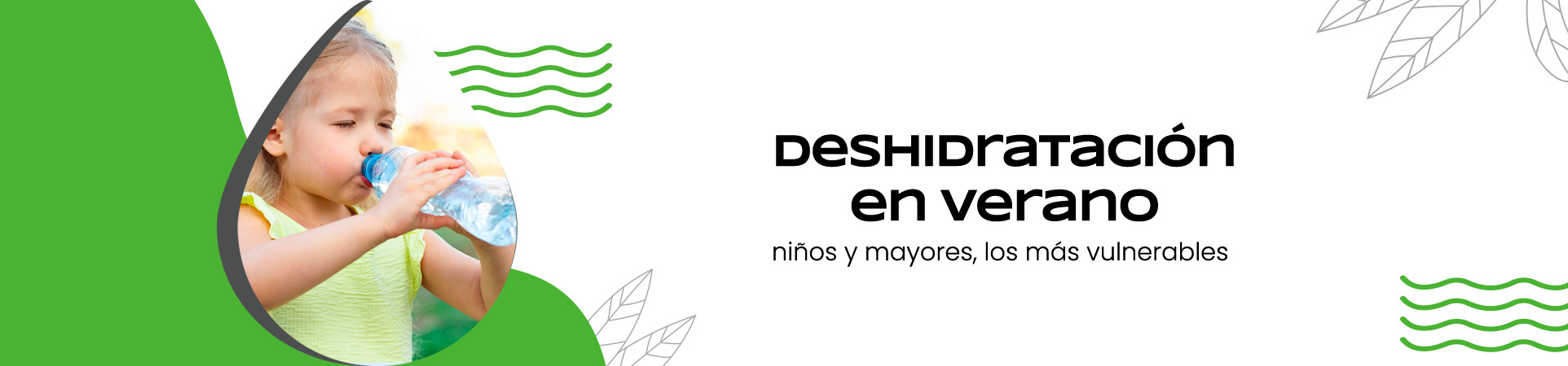 A: Deshidratación en verano: niños y mayores, los más vulnerables
