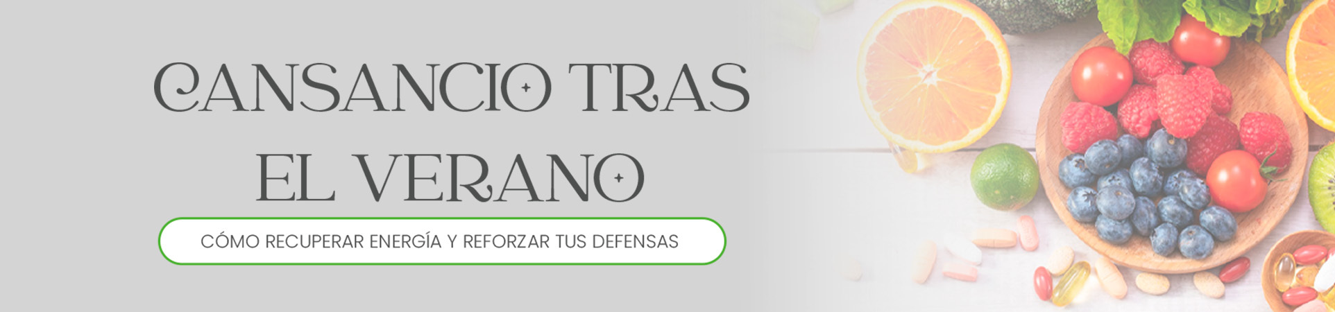 B: Cansancio tras el verano: cómo recuperar energía y reforzar tus defensas