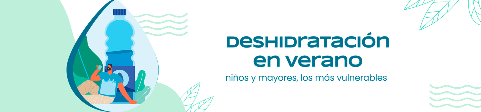 A: Deshidratación en verano: niños y mayores, los más vulnerables