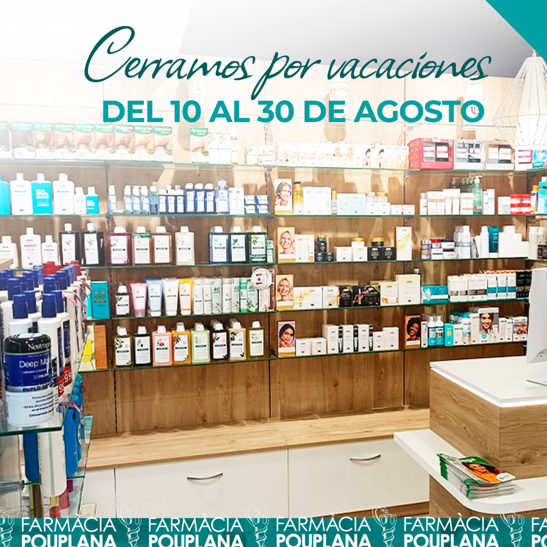 CERRAMOS POR VACACIONES