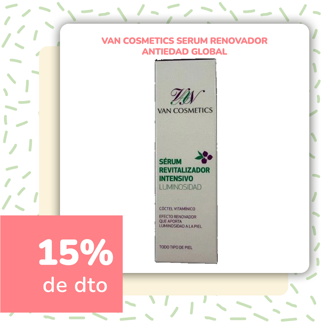 VAN COSMETICS SERUM REVITALIZADOR INTENS