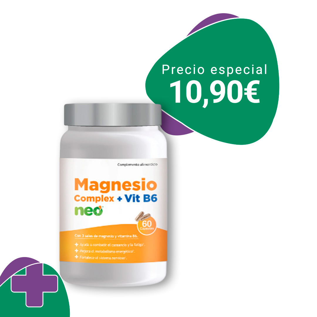 MAGNESIO COMPLEX + VIT B6 60 CAPSULAS