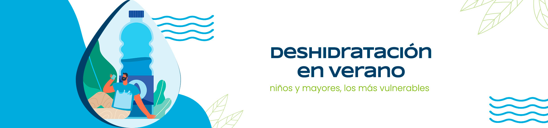 A: Deshidratación en verano: niños y mayores, los más vulnerables
