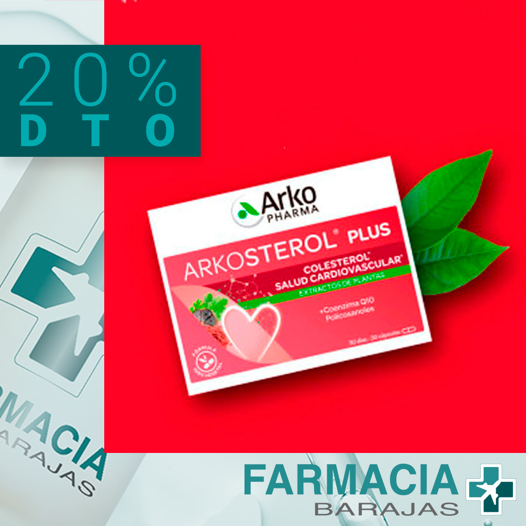 ARKOSTEROL PLUS 2 ENVASES DE 30 CAP
