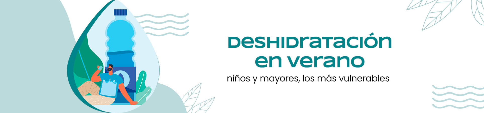 A: Deshidratación en verano: niños y mayores, los más vulnerables