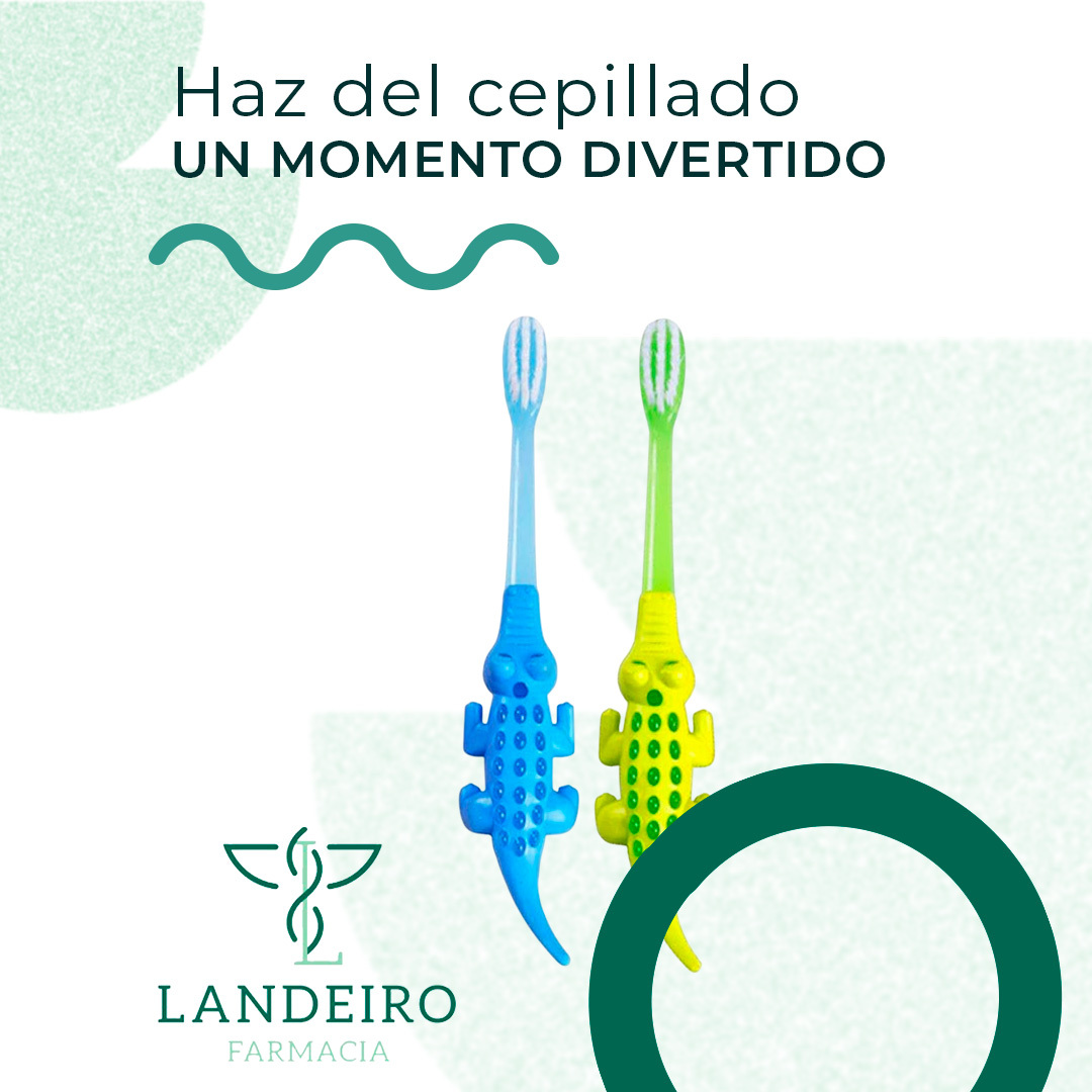 CEPILLO INFANTIL COCODRILO