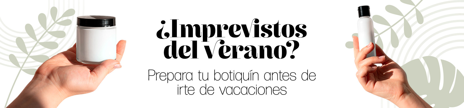 A: ¿Imprevistos del verano? Prepara tu botiquín antes de irte de vacaciones