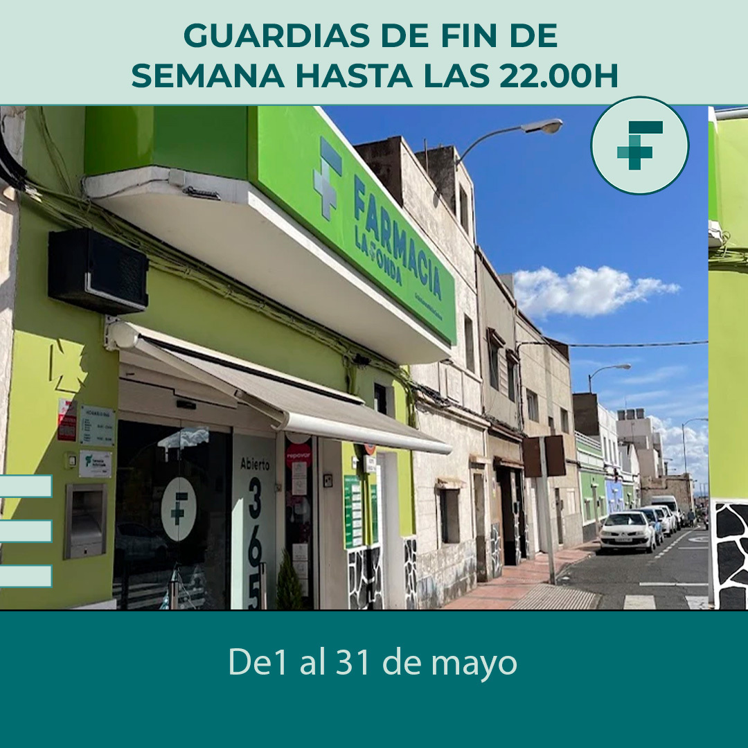 GUARDIAS DE FIN DE SEMANA HASTA LAS 22.0