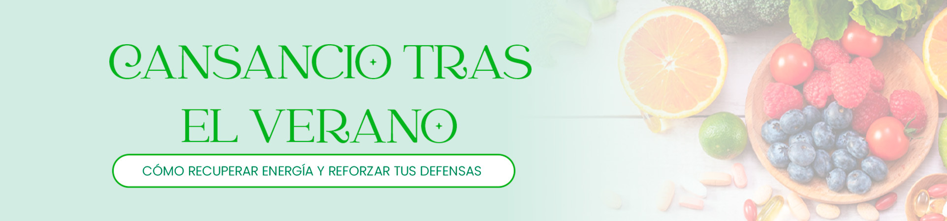 B: Cansancio tras el verano: cómo recuperar energía y reforzar tus defensas