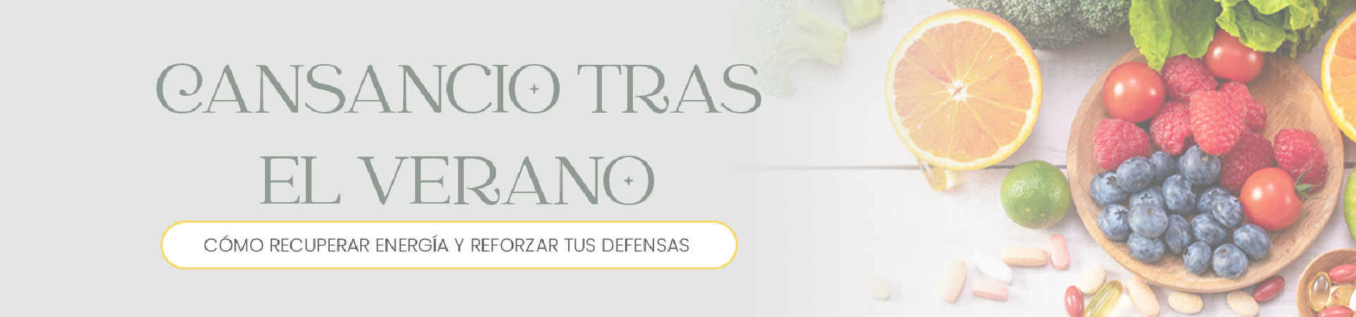 B: Cansancio tras el verano: cómo recuperar energía y reforzar tus defensas